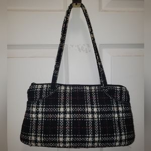 Vera Bradley Vintage Shoulder bag, plaid tweed, Limited edition, EUC